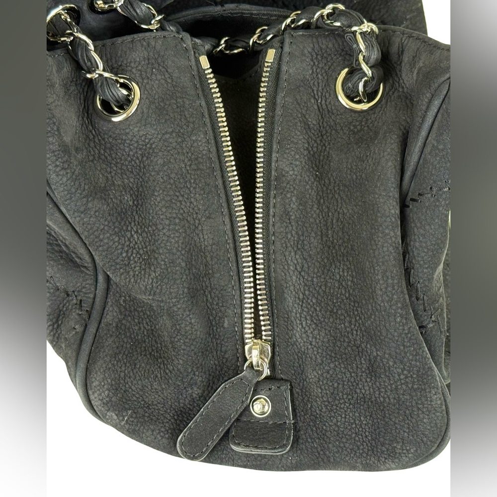 CHANEL TIMELESS CLASSIC DARJEELING FLAP BAG IN BLACK CHANEL NUBUCK LEATHER - Picture 6 of 14